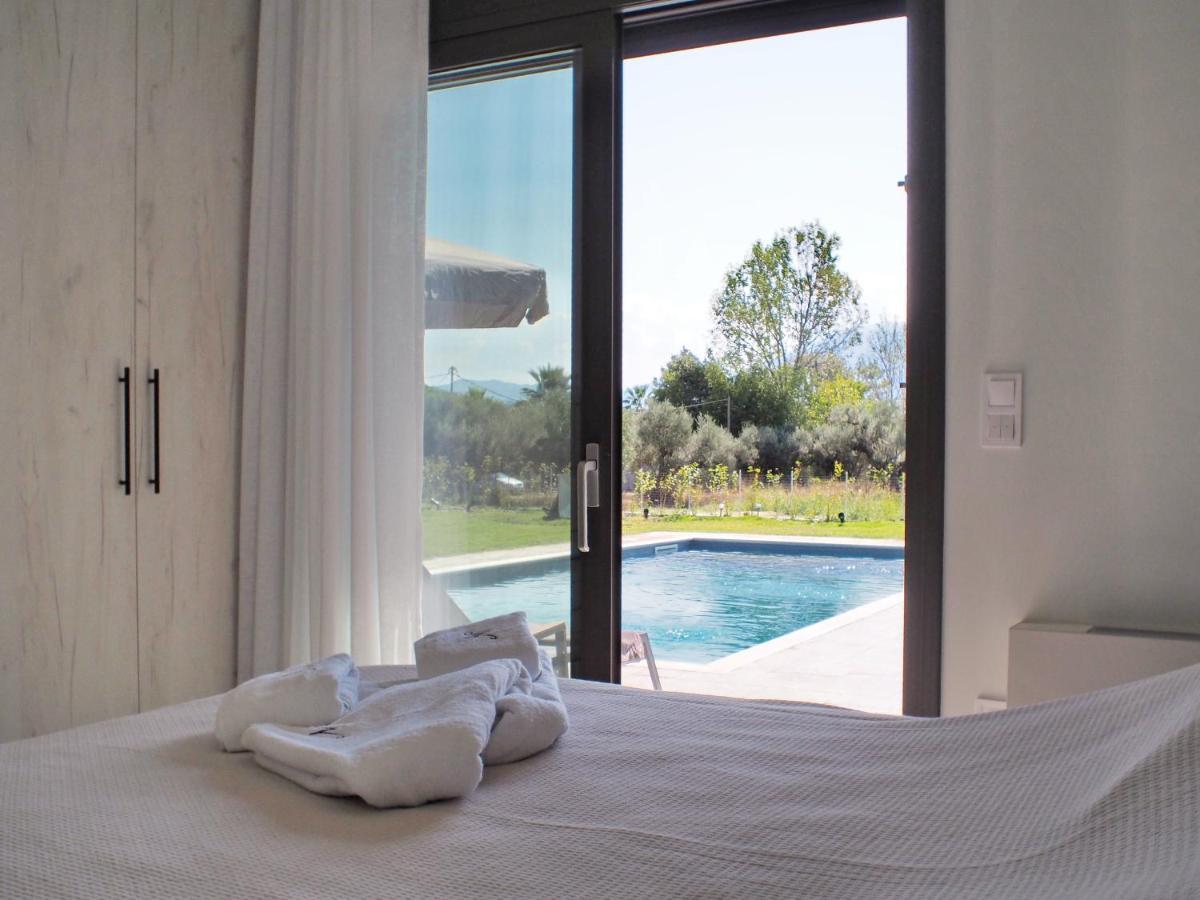 Nostos Luxury Villas With Private Pool In Nafpaktos Ngoại thất bức ảnh