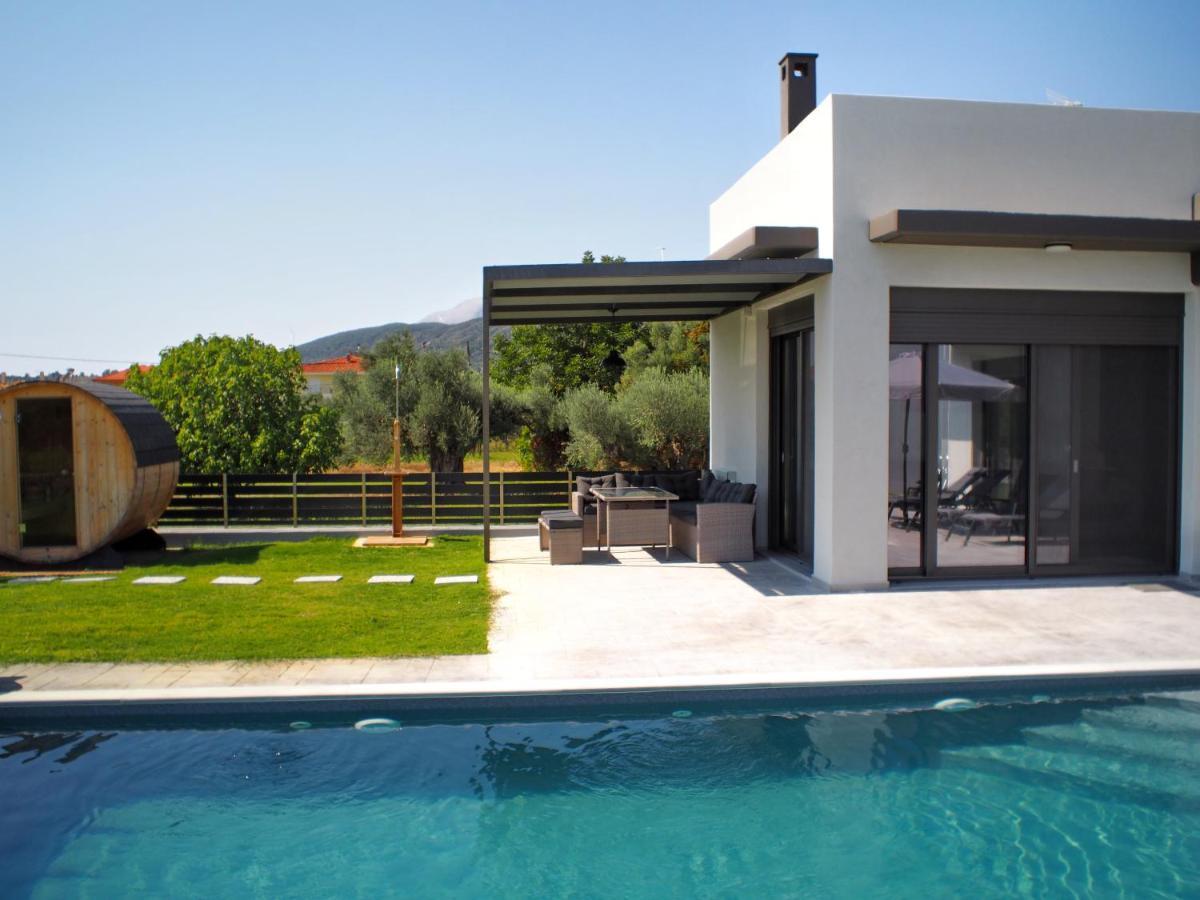 Nostos Luxury Villas With Private Pool In Nafpaktos Ngoại thất bức ảnh
