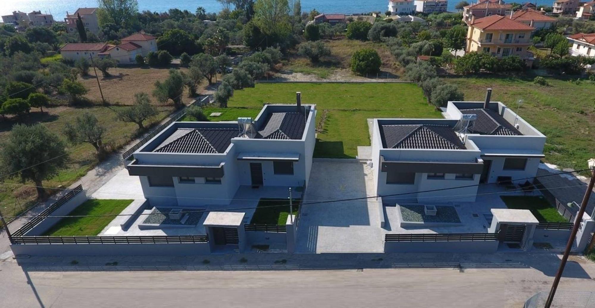 Nostos Luxury Villas With Private Pool In Nafpaktos Ngoại thất bức ảnh