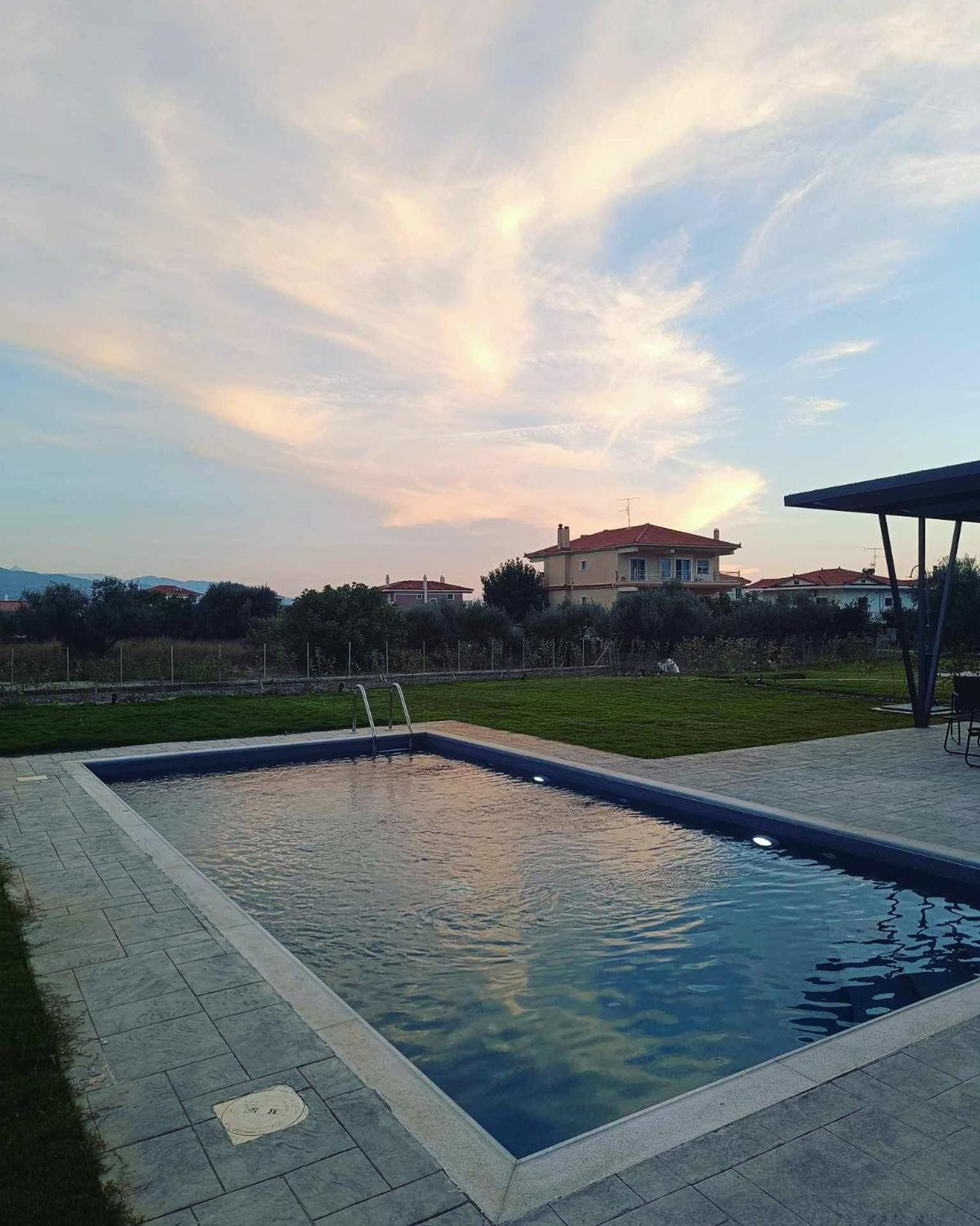 Nostos Luxury Villas With Private Pool In Nafpaktos Ngoại thất bức ảnh