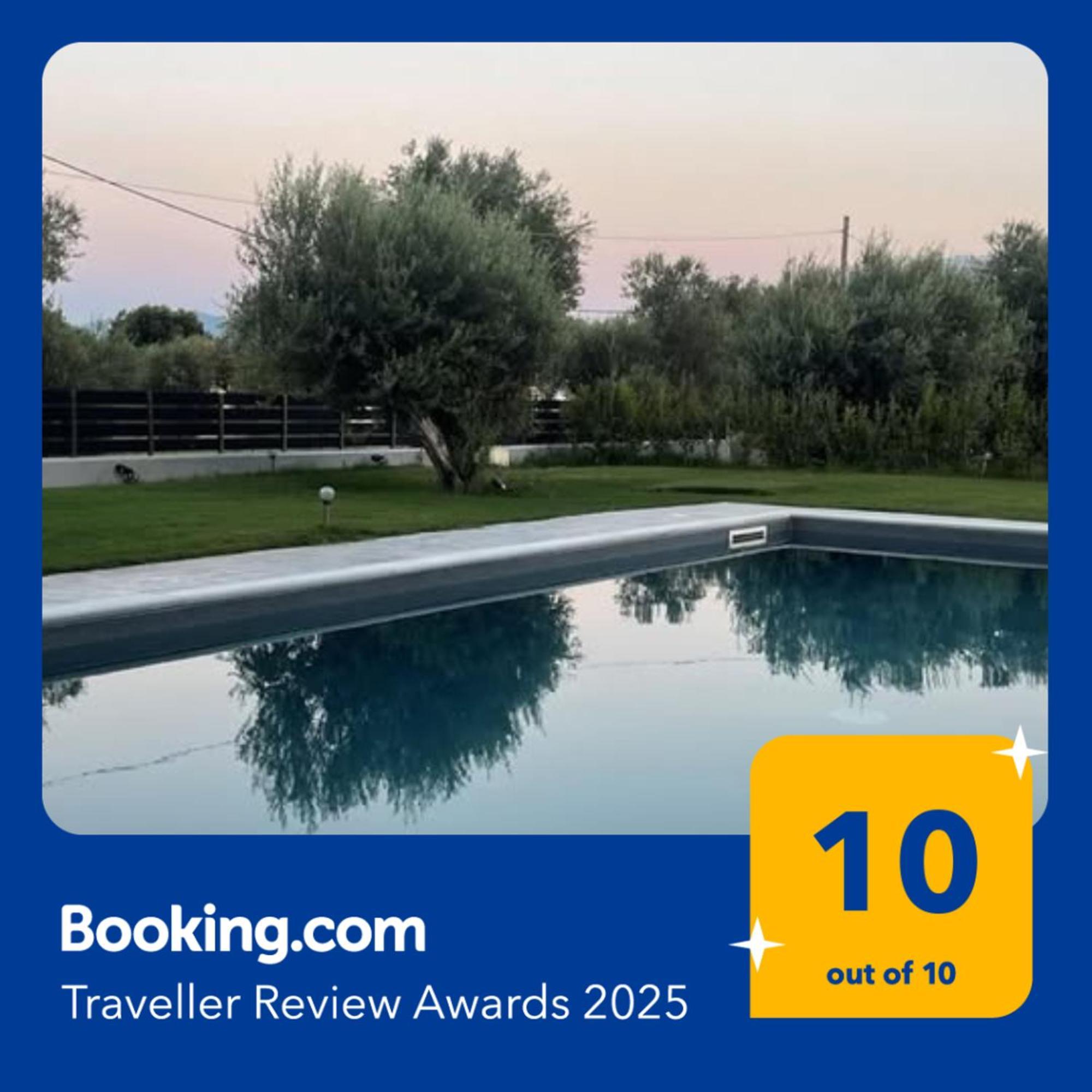 Nostos Luxury Villas With Private Pool In Nafpaktos Ngoại thất bức ảnh